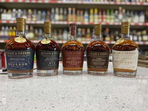 bottles of liquor