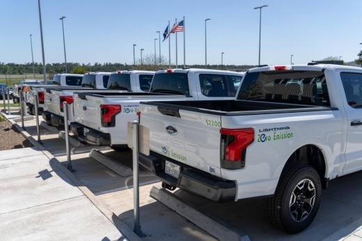 Houston Airport System is receiving 35 electric vehicles after Houston City Council approved the $2.3 million purchase. (Courtesy Houston Airport System)