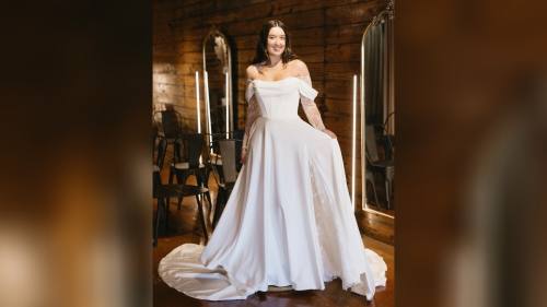 woman in wedding dress