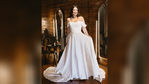 woman in wedding dress
