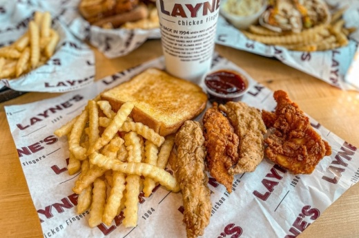 Layne's Chicken Fingers serves chicken finger meals, sandwich combos, family meals and milkshakes. (Courtesy Layne's Chicken Fingers)