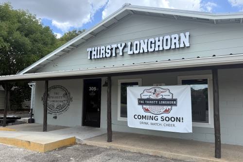 The Thirsty Longhorn is replacing The Palomino, a former restaurant near San Gabriel Park which closed in July. (Community Impact staff)