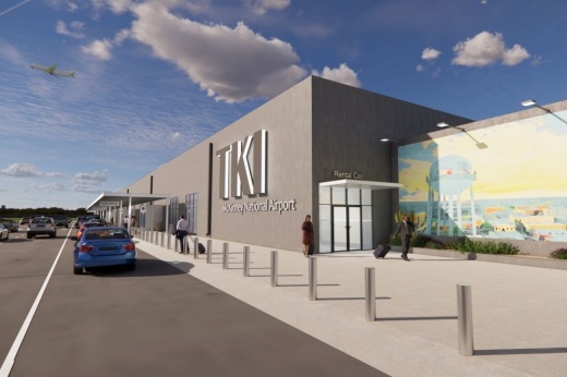 McKinney airport exterior rendering