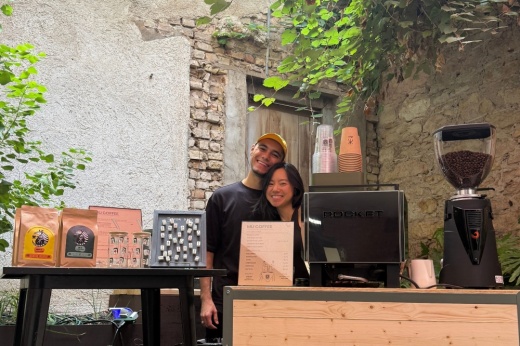An image of the two owners of the business.