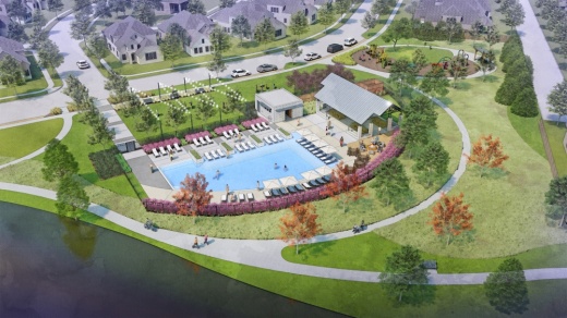 The Heights is part of the broader Uptown development which includes several neighborhoods, such as La Terra at Uptown, The Ranch at Uptown and North Square at Uptown. (Rendering courtesy Normandy Homes)