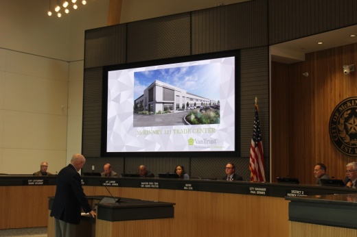 Bob Roeder, a director and shareholder with Abernathy, Roeder, Boyd & Hullett, speaks during a Sept. 2 McKinney City Council meeting.