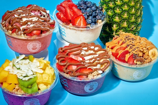 Playa Bowls offers bowls and smoothies alongside juices and coffee brews. (Courtesy Playa Bowls)