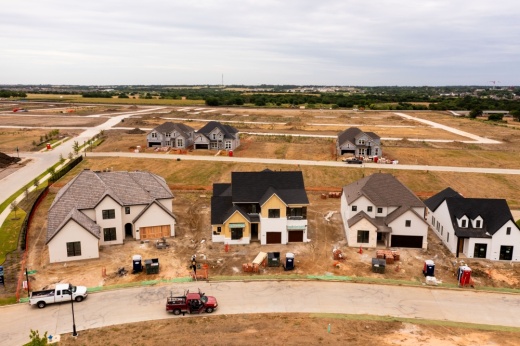 four houses in a row