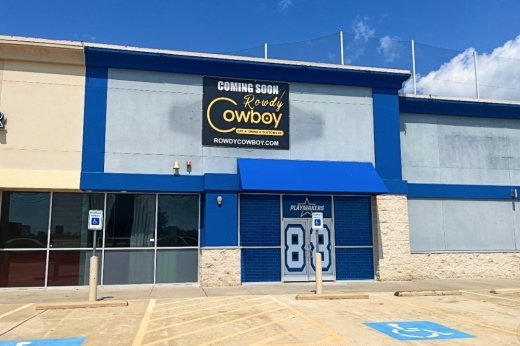 Rowdy Cowboy sign