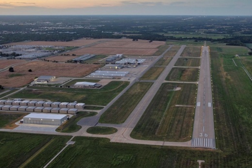 Image of McKinney National Airport runways