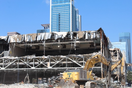 Demolition of the old Austin Convention Center