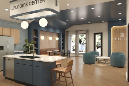 rendering of a welcome center