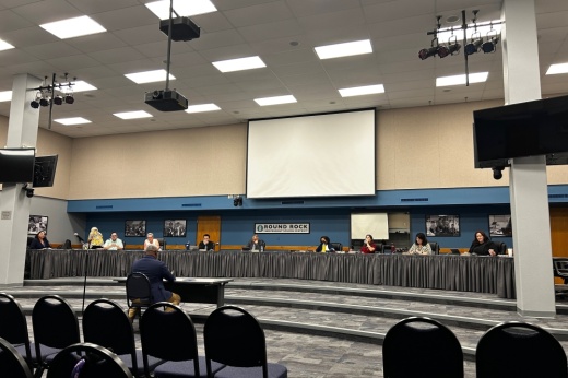 a board meeting room