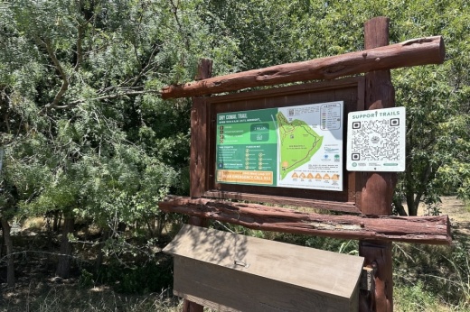 The Dry Comal Creek Floodplain Remapping Project will begin near Landa Street and end at the Soil Conservation Service Site No. 2 Reservoir, according to agenda documents. (Amira Van Leeuwen/Community Impact)