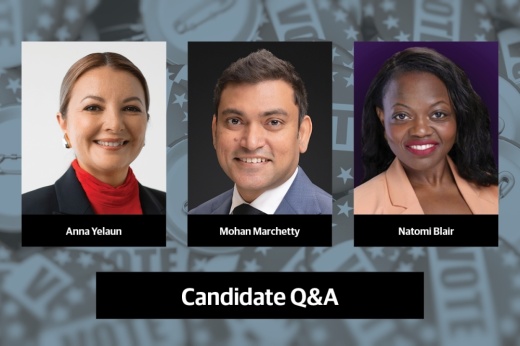 The image is a collage of the candidates faces with their names written under their respective photos.