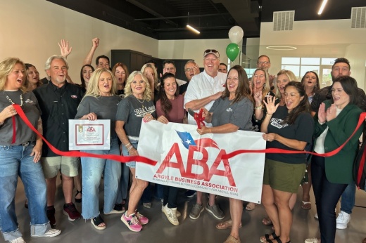 Ribbon cutting photo