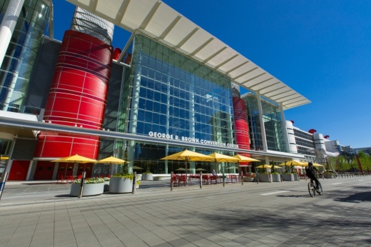 a convention center entrance
