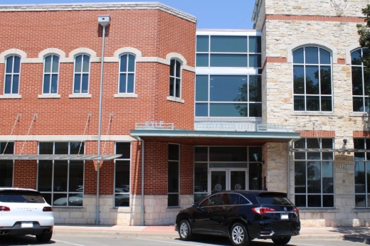 Pictured is Kyle City Hall.