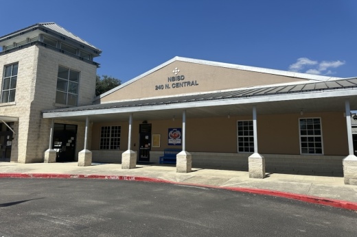 New Braunfels ISD's original Lamar building, located at 240 N. Central Ave. near the Comal County Fairgrounds, is now home to the district's Disciplinary Alternative Education Program and Two Rivers High School. (Amira Van Leeuwen/Community Impact)