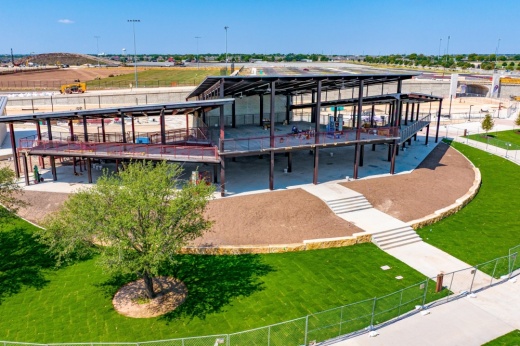 The city of Round Rock's new pavilion at Old Settlers Park is nearing completion, with plans for a grand-opening celebration in November. (Courtesy city of Round Rock)
