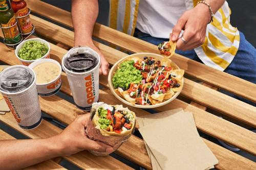 QDOBA Mexican Eats offers signature and customizable burritos, bowls, tacos, quesadillas, nachos and salads. Premium toppings—such as queso and guacamole—can be added at no extra charge. (Courtesy QDOBA Mexican Eats)
