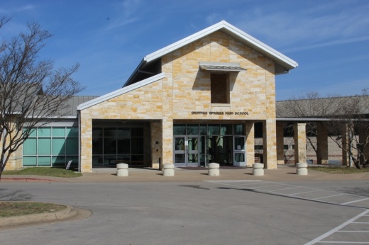 a high school building