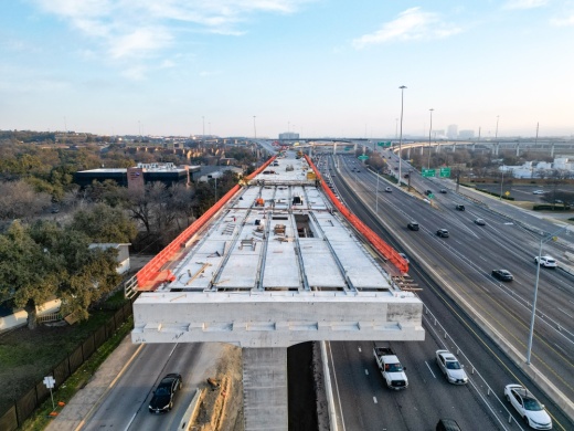 183 North Mobility Project overpass being built