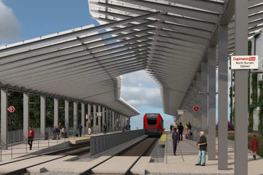 Rendering of North Burnet/Uptown Station