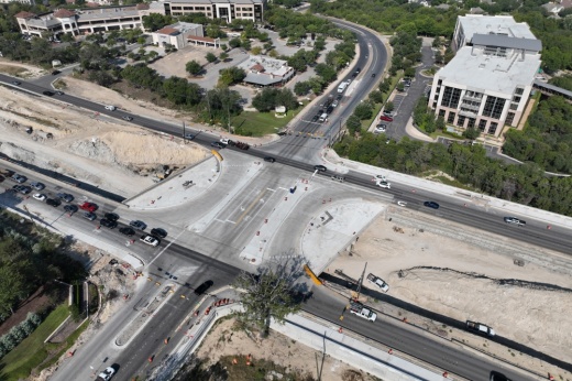 The new Westlake Drive Bridge opened Aug. 1. (Courtesy Texas Department of Transportation)