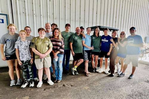 people in a group photo