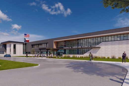 Rendering of PfISD CTE center exterior