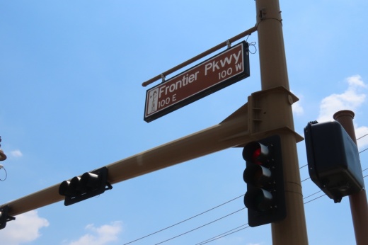 Parvin Road and Frontier Parkway will receive roughly $16 million from TRIP-22 to widen the road to four lanes. (Jacquelyn Burrer/Community Impact)