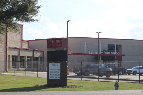 high school building