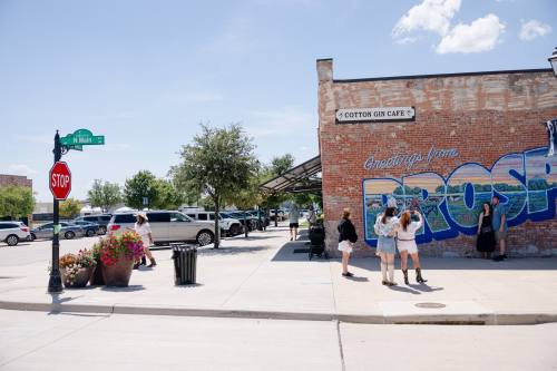 $2.3 million of the proposed bond is designated for downtown improvements, including renovating the historic silos and adding an entryway landmark arch. (Courtesy SBG Hospitality)