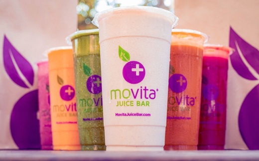 The juice bar is expanding from California into Texas. (Courtesy Movita)