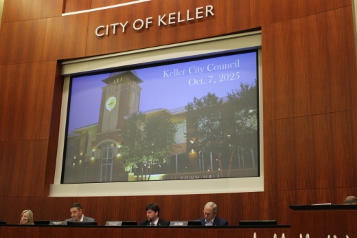 Keller City Council on Oct. 7