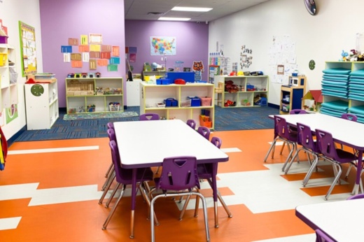 An image of the inside of one of the center's classrooms.