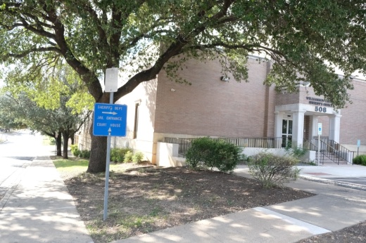 The Sheriff's Office, Justice Center and county-operated jail are currently located near Fourth Street in downtown Georgetown. (Gracie Warhurst/Community Impact)