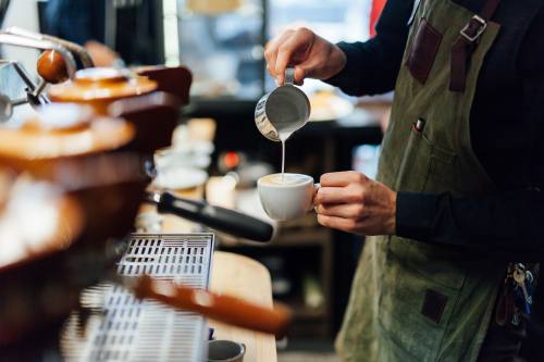 The coffee house uses beans and pastries sourced from local businesses. (Courtesy Adobe Stock)