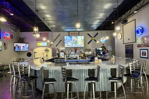 bar area of a restaurant