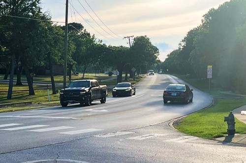 Cars driving in Southlake