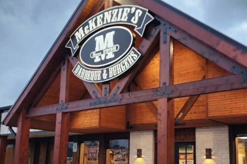 Family-owned restaurant McKenzie's Barbecue and Burgers offers menu items such as brisket, sausage, pulled pork and cheeseburgers. (Courtesy McKenzie's Barbecue and Burgers)