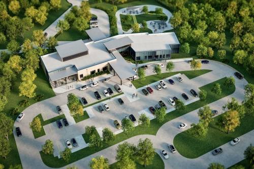 The Life Bridges replacement campus will be 15,948 square feet. (Rendering courtesy CISD)