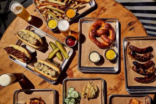 An image the food served at the business.