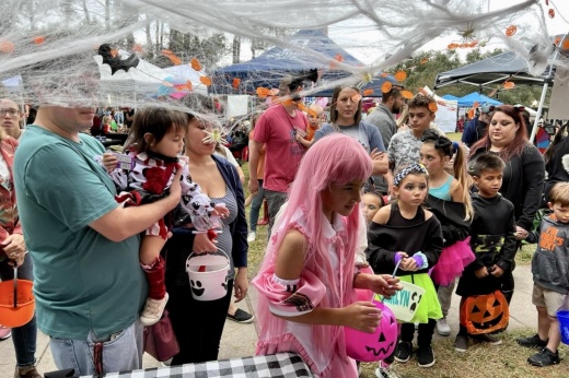 kids in halloween costumes