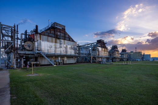 an industrial facility