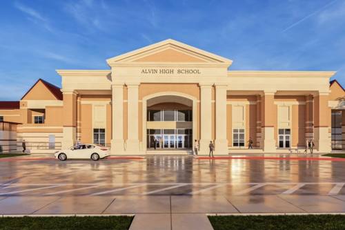 The renovation and expansion of the school is a part of the district’s $380.1 million bond that addresses AISD’s enrollment growth. (Rendering courtesy PBK Architects)