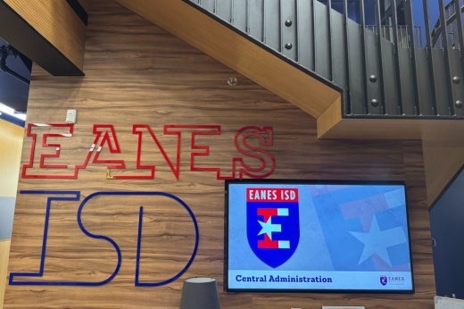 Eanes ISD admin building logo