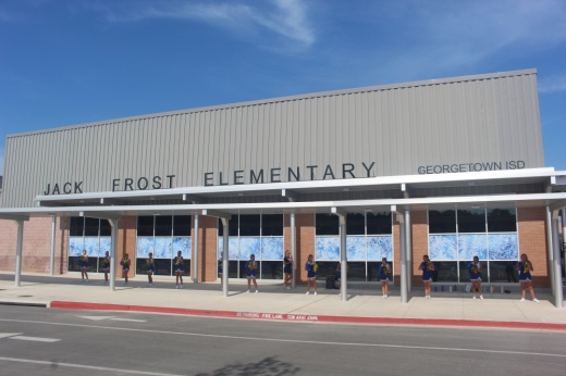 The entrance to Frost Elementary