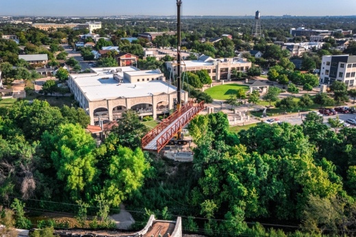 The city of Round Rock recently placed a new bridge of Lake Creek for a new trail connection. (Courtesy city of Round Rock)